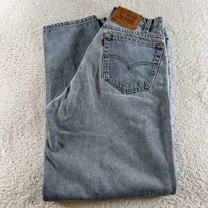 Vintage Levis 560 Jeans Mens 33x30 Tag (30x30 Fit) Loose Tapered Light Wash USA‎